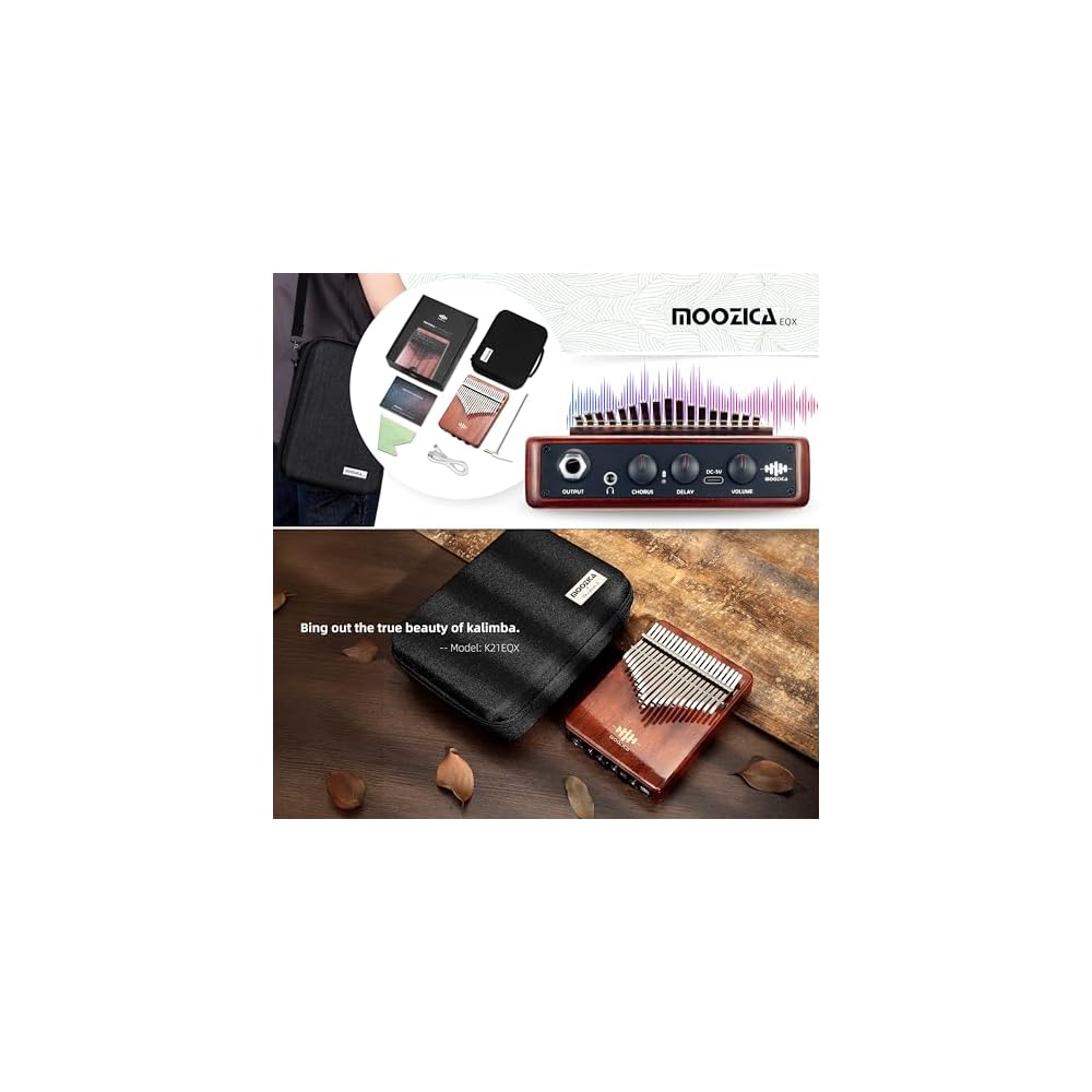 美品　希少　moozica 36キー カリンバ ピアノ配列 EQXシリーズ Moozica Eqx Keys MOOZICA EQX-Series Chromatic Kalimba, 36